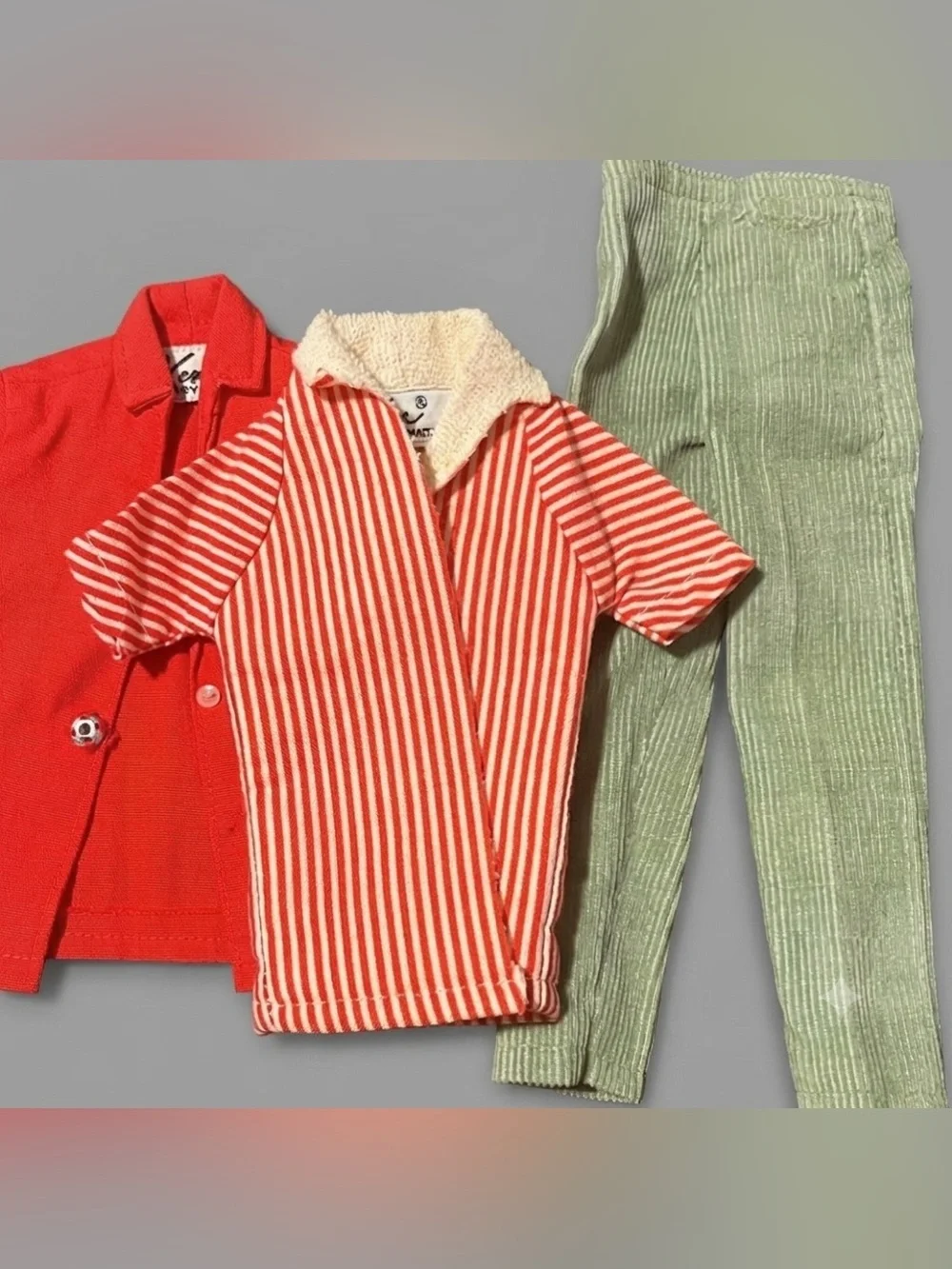 🌸 Vintage Ken’s Clothing, Pants and 2 Shirts